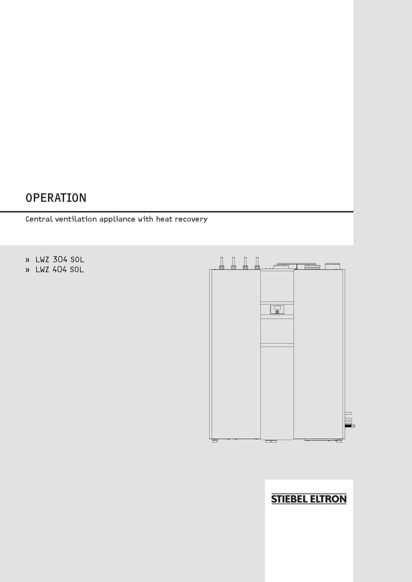STIEBEL ELTRON LWZ 304 SOL User manual