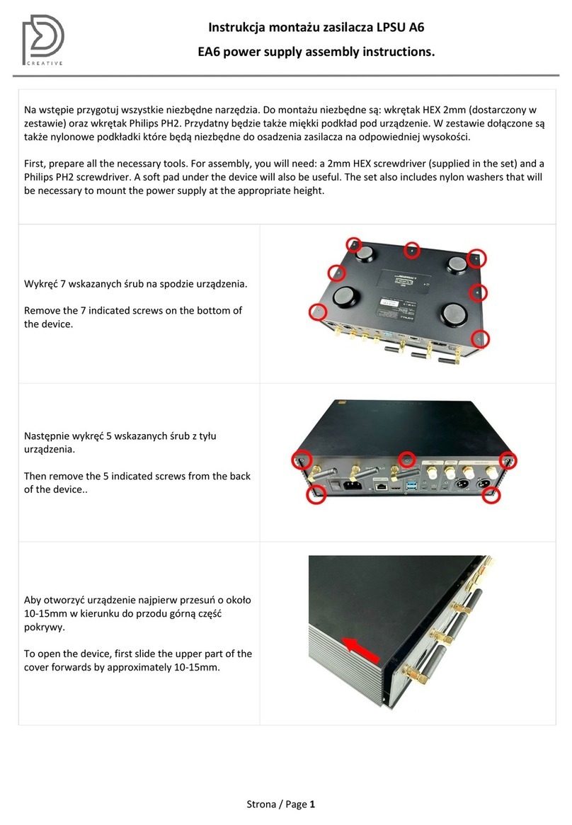 Creative EA6 Assembly instructions