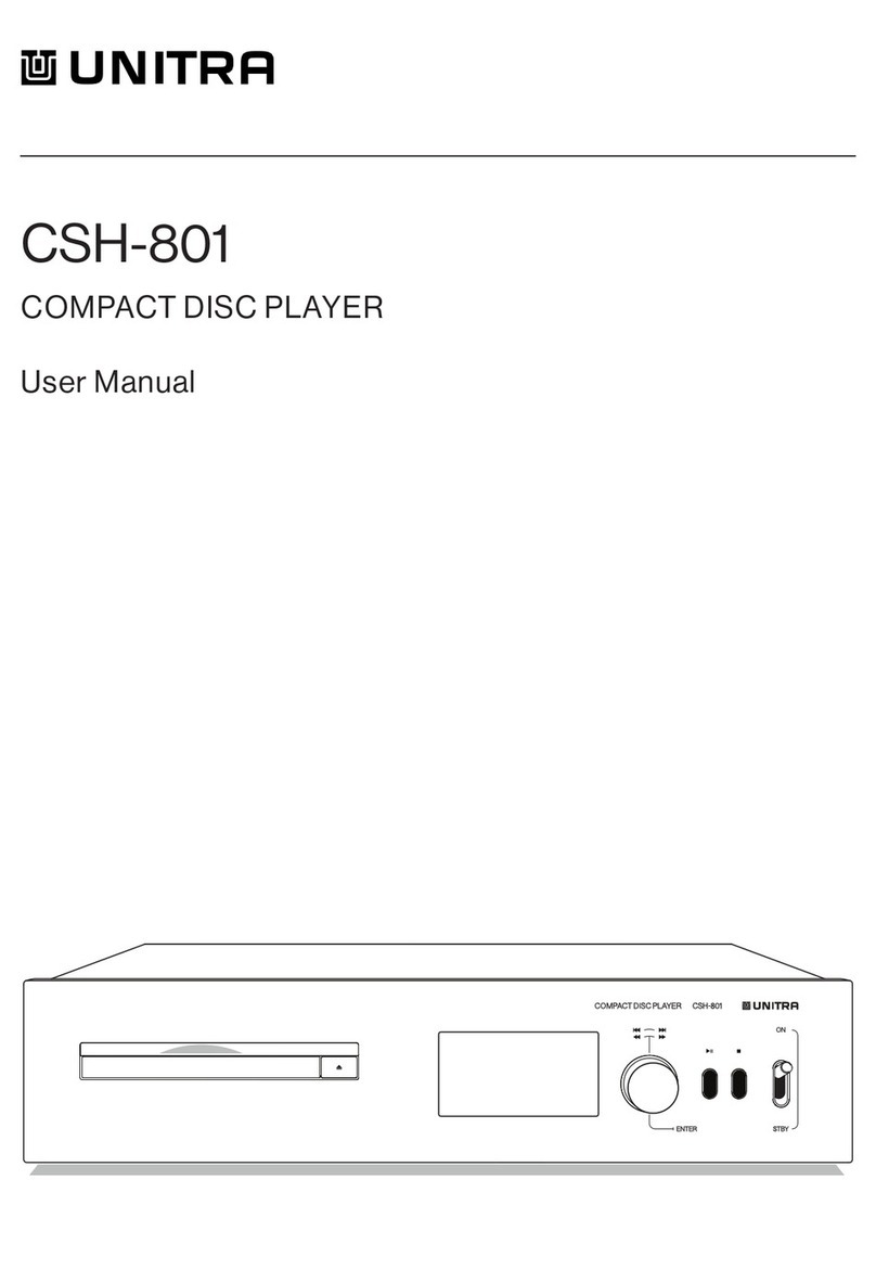 UNITRA CSH-801 user manual