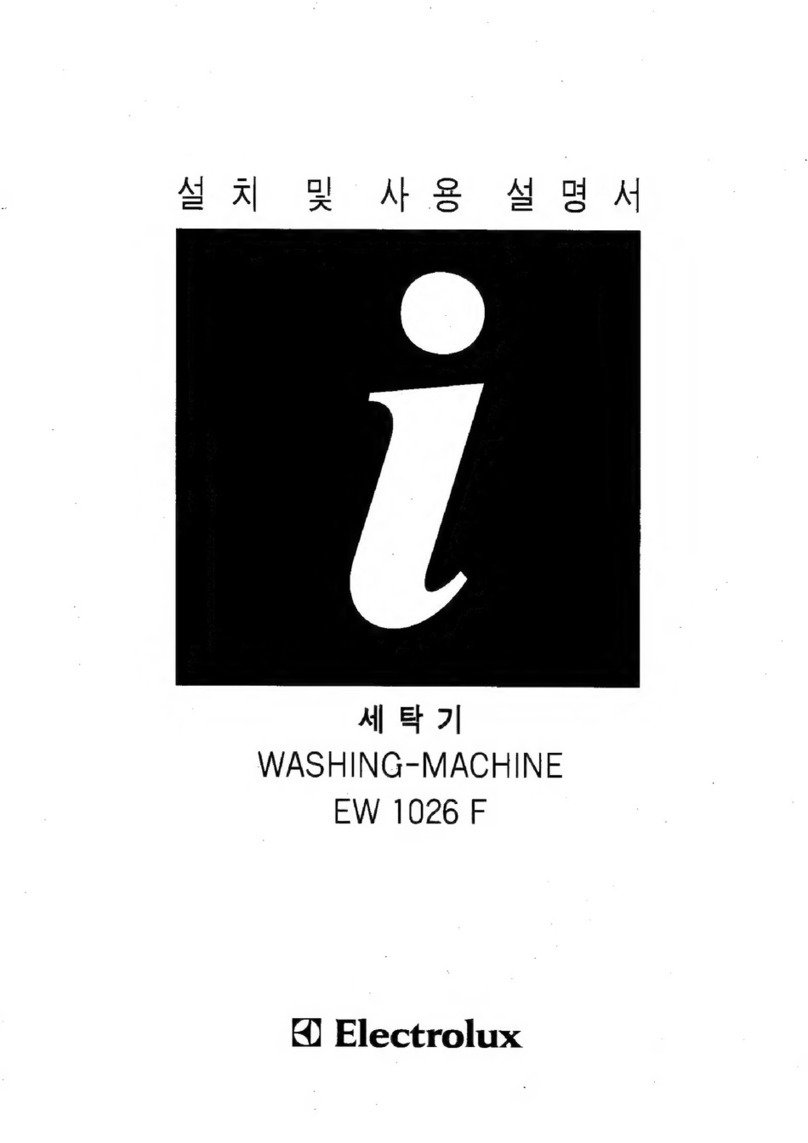 Electrolux EW 1026F User manual