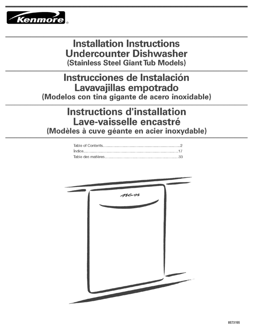 Kenmore 66513853K600 installation instructions
