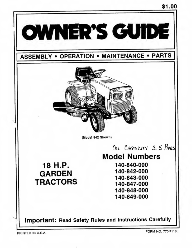 MTD 140-840-000 User manual