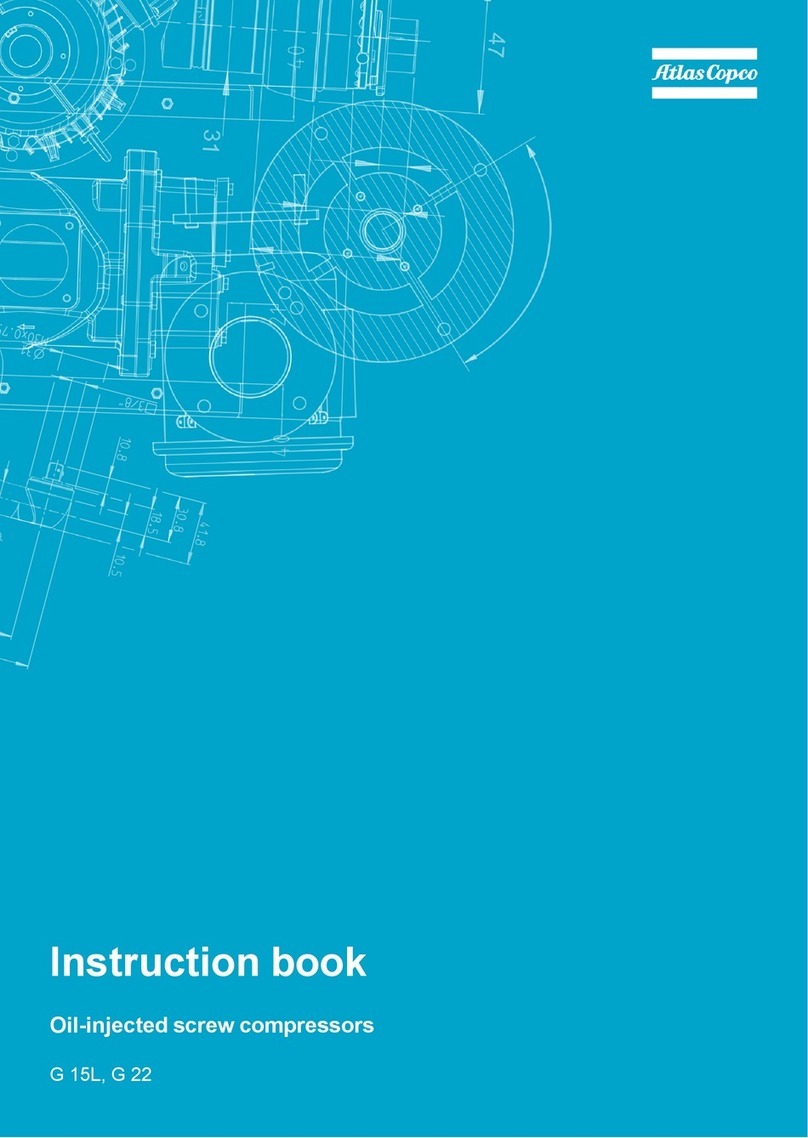Atlas Copco G 15L User manual