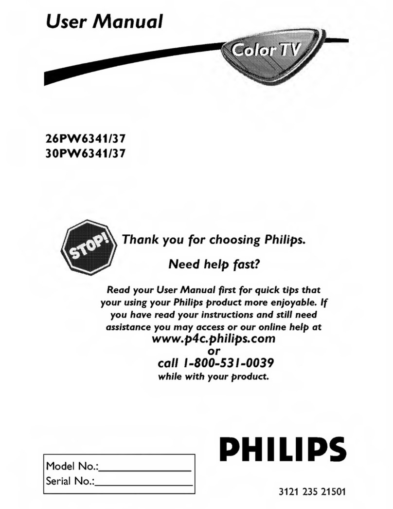 Philips 26PW6341/37 User manual
