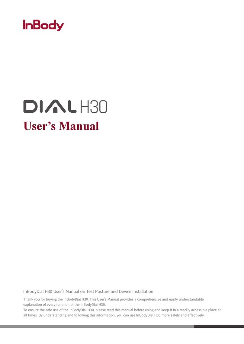 inbody DIAL H30 user manual