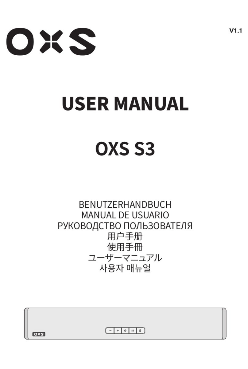 OXS S3 user manual