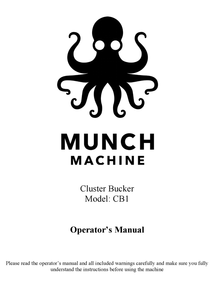 Munch Machine CB1 Operator's manual Munch Machine CB1 Operator's manual