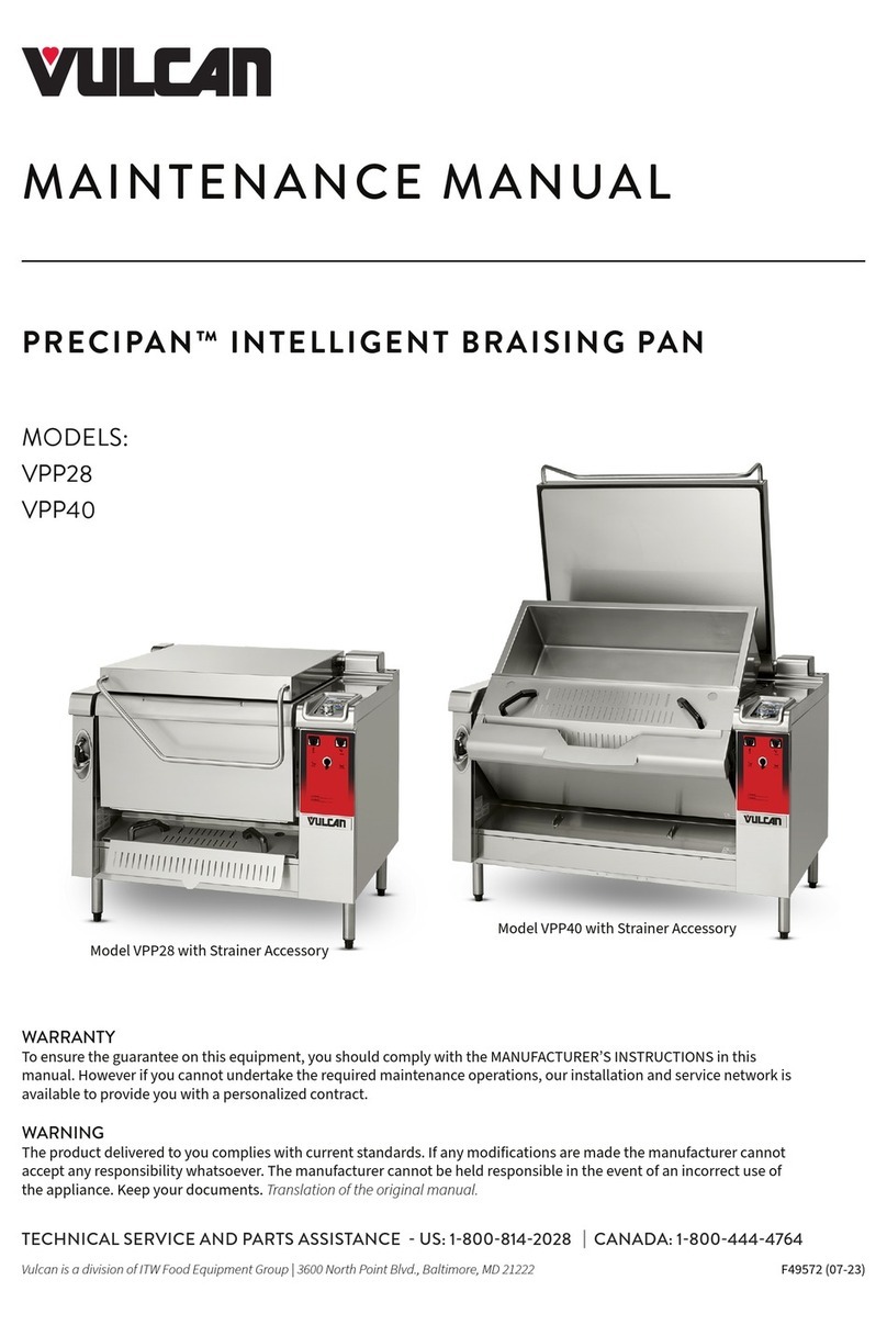 Vulcan-Hart PRECIPAN VPP28 User manual