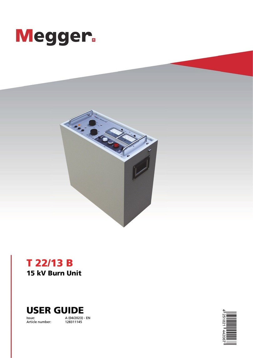 Megger T22/13B user guide