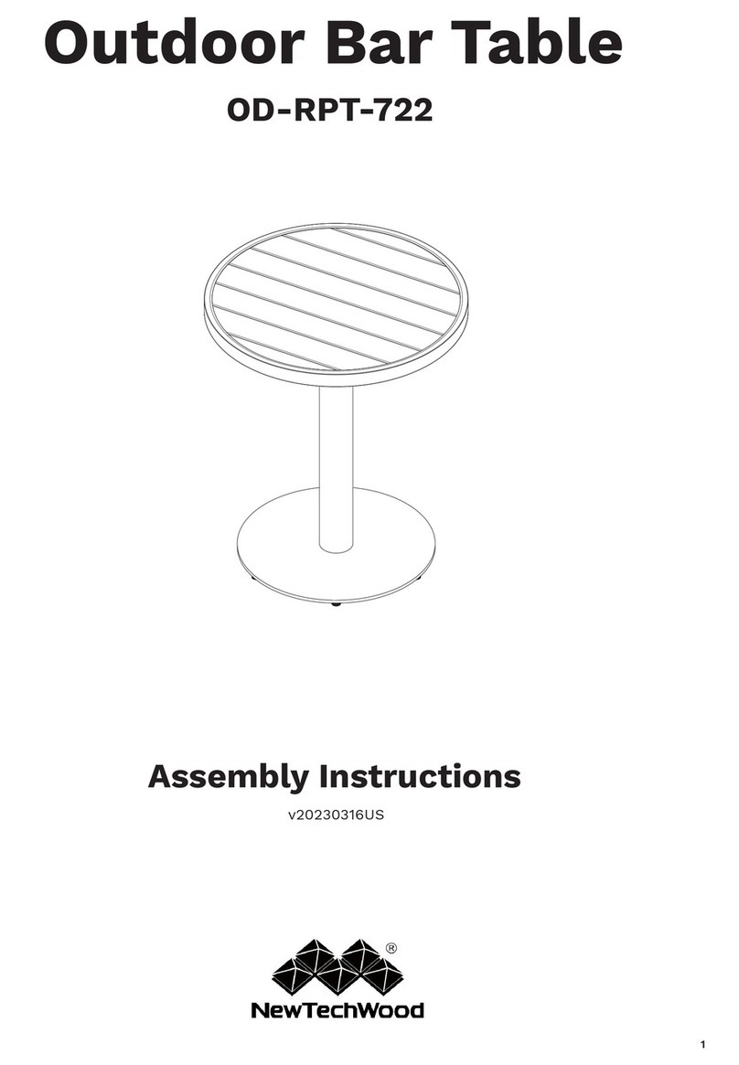 NewTechWood OD-RPT-722 Assembly instructions