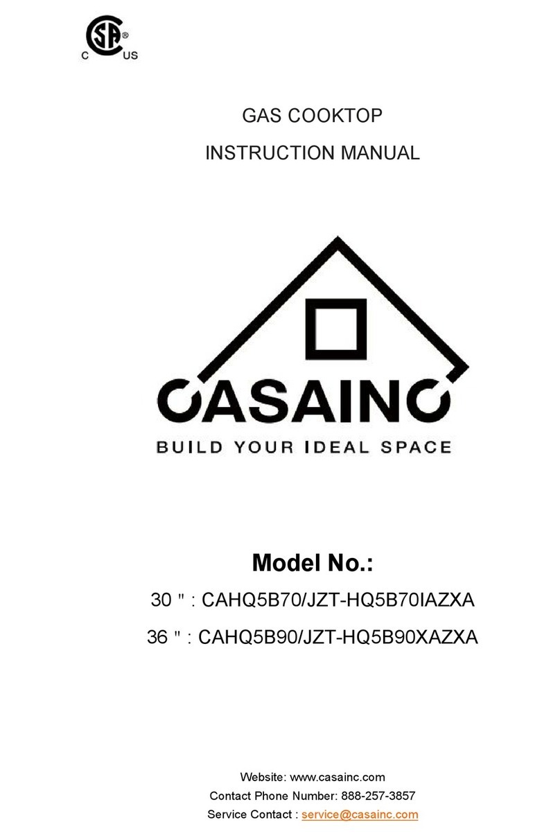 CASAINC CAHQ5B70/JZT-HQ5B70IAZXA instruction manual