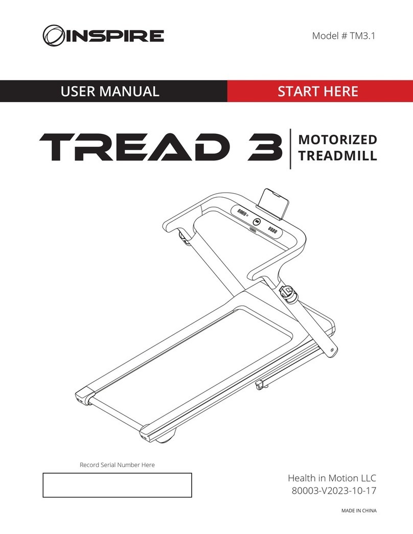 Inspire TREAD 3 user manual