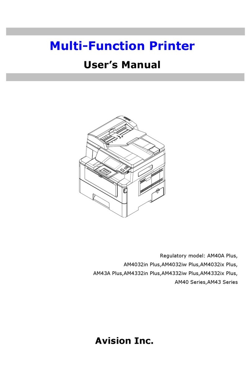 Avision AM40 Series User manual