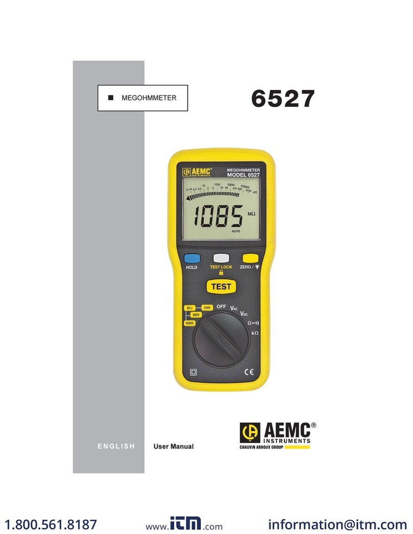 AEMC instruments 6527 user manual