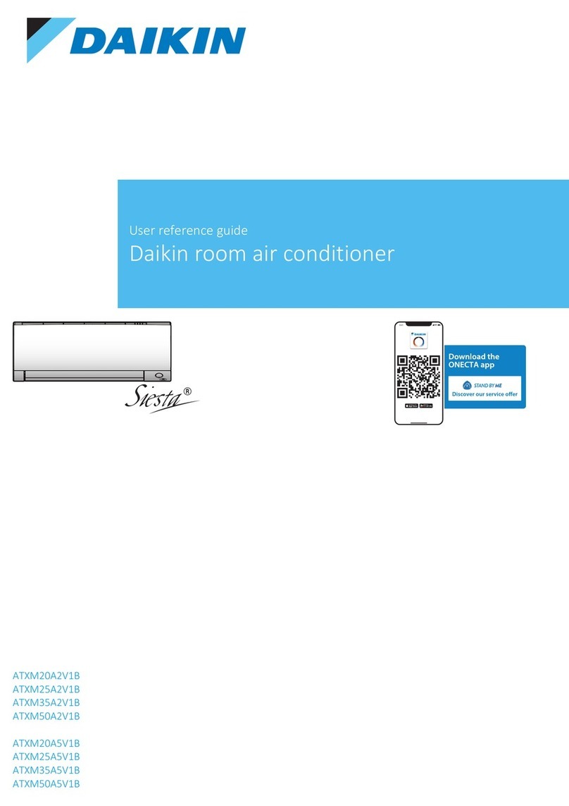 Daikin Siesta ATXM20A2V1B User reference guide