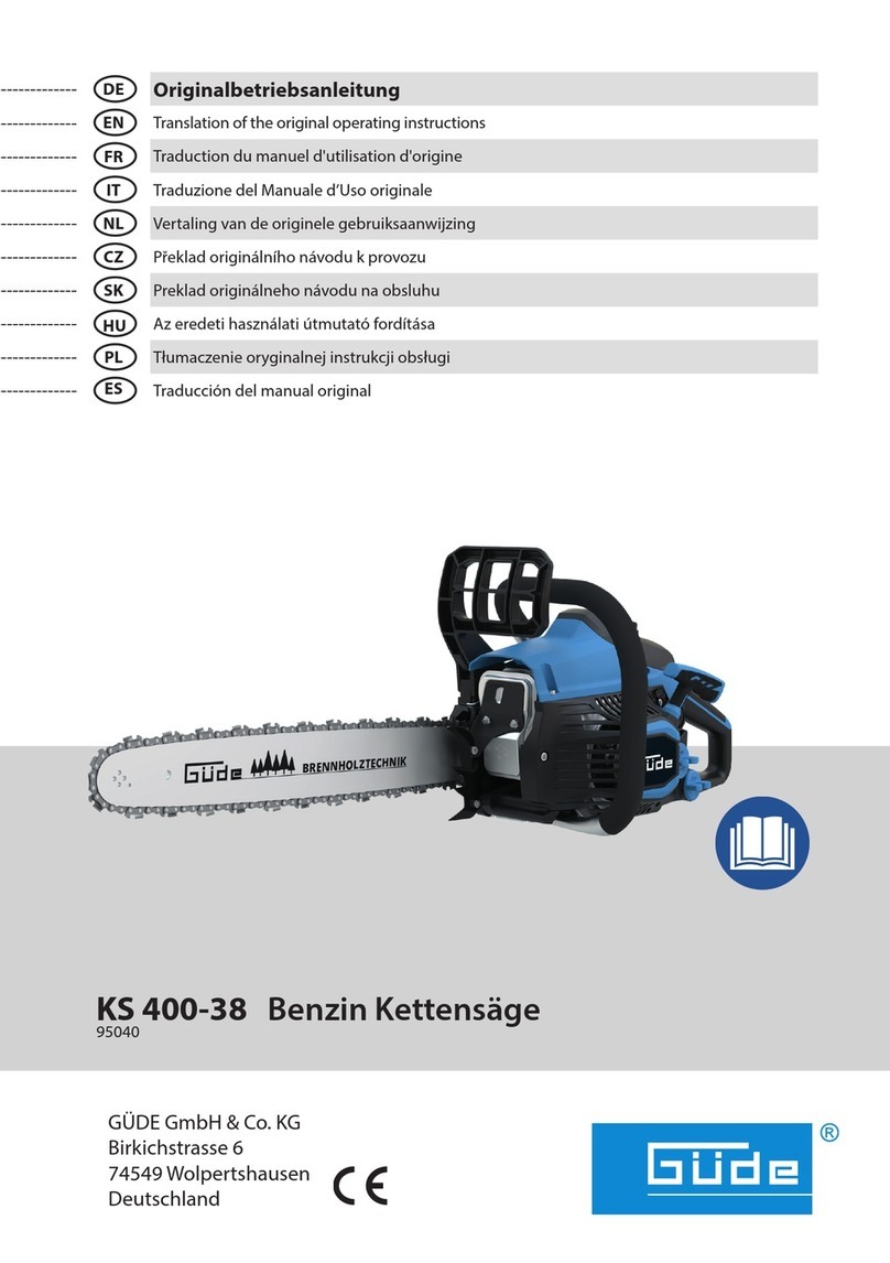 Gude KS 400-38 Translation of the original operating instructions