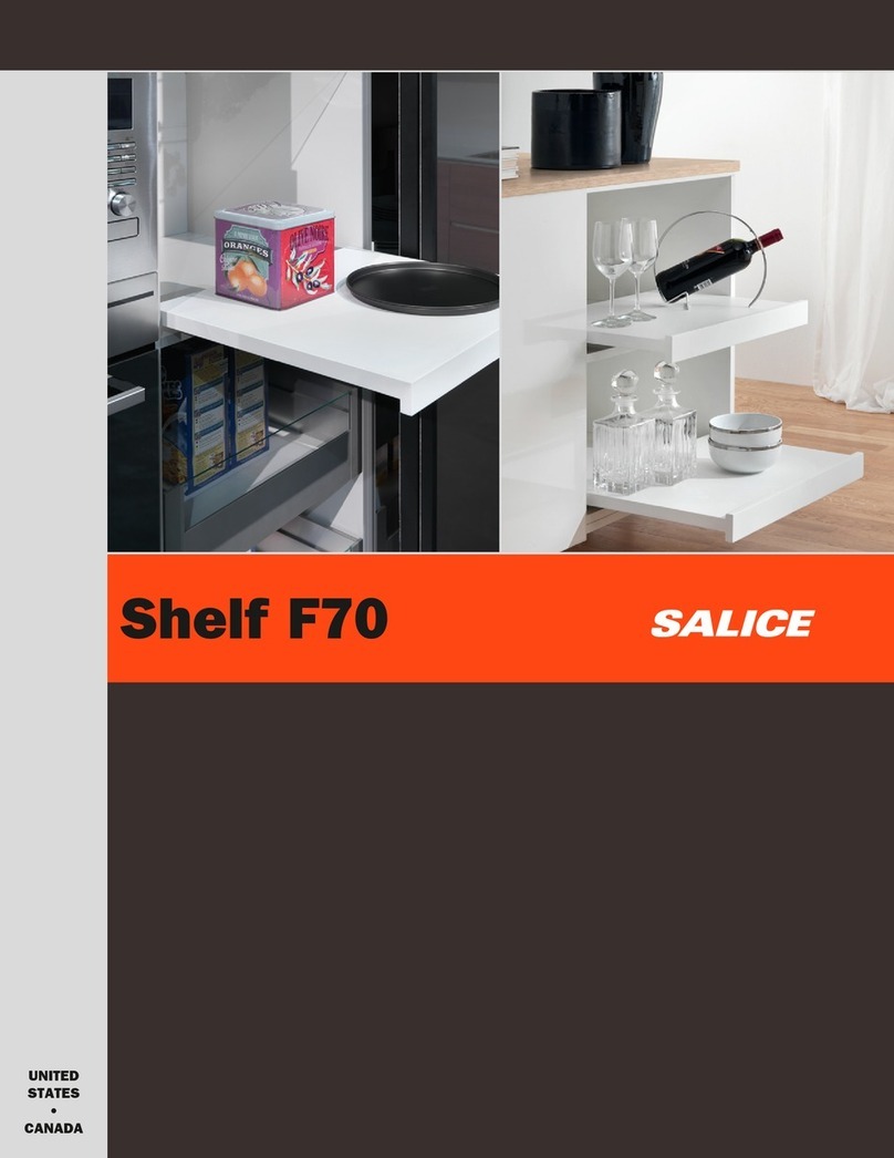 SALICE Shelf F70 manual