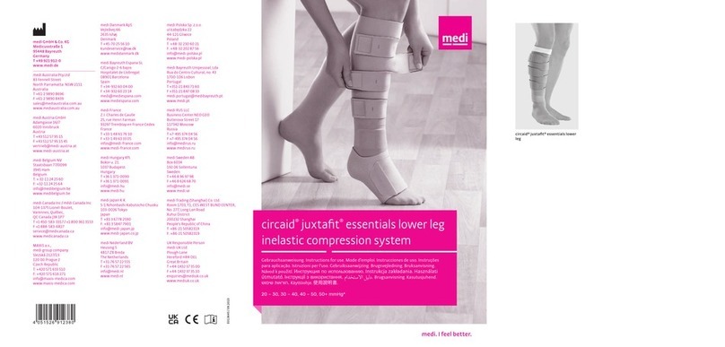 medi circaid juxtafit essentials lower leg inelastic compression... manual