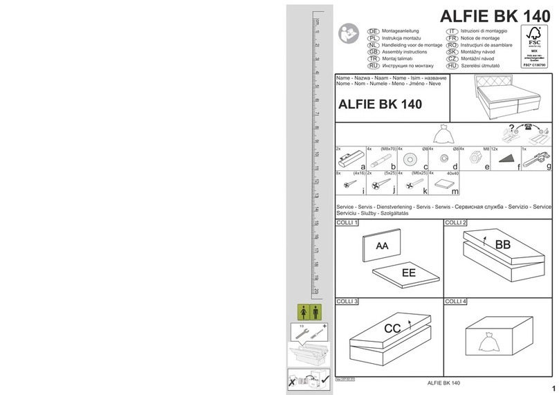 Otto ALFIE BK 140 Assembly instructions