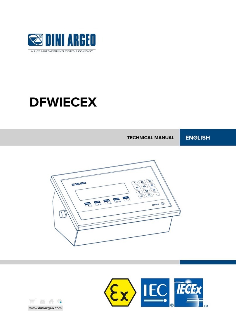 Dini Argeo DFWIECEX Technical manual