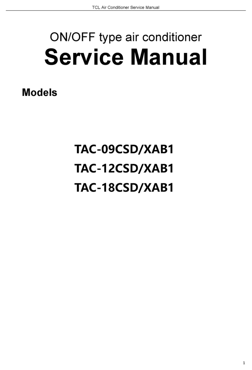 TCL TAC-09CSD/XAB1 User manual