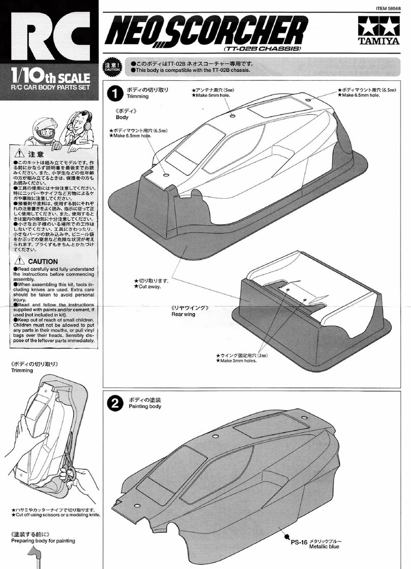 Tamiya NEO SCORCHER User manual Tamiya NEO SCORCHER User manual