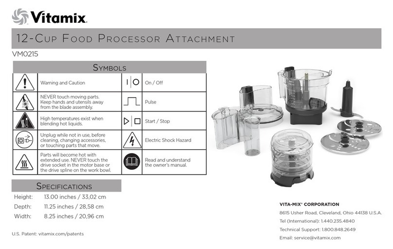 Vitamix VM0215 manual