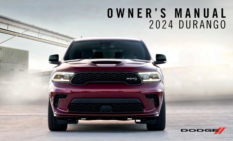 Dodge Durango 2024 User manual Dodge Durango 2024 User manual