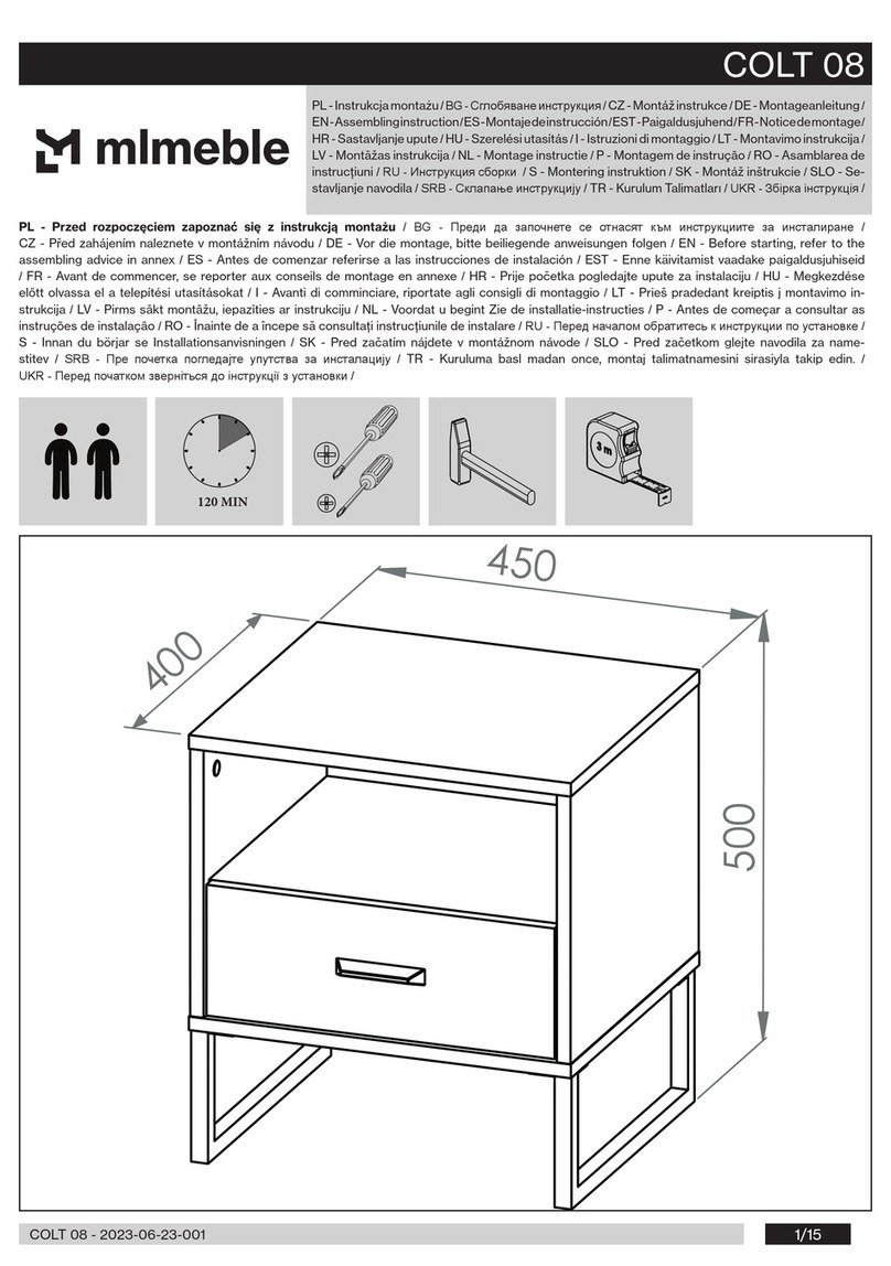 mlmeble COLT 08 Assembling Instruction