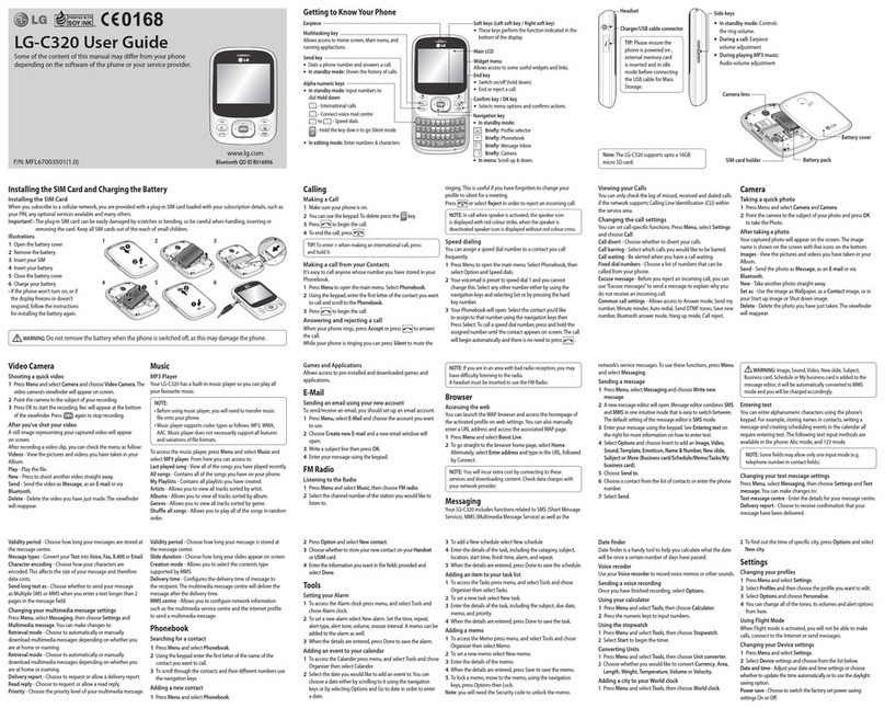 LG C320 user guide