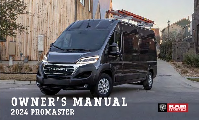 RAM Commercial ProMaster 2024 owner's manual