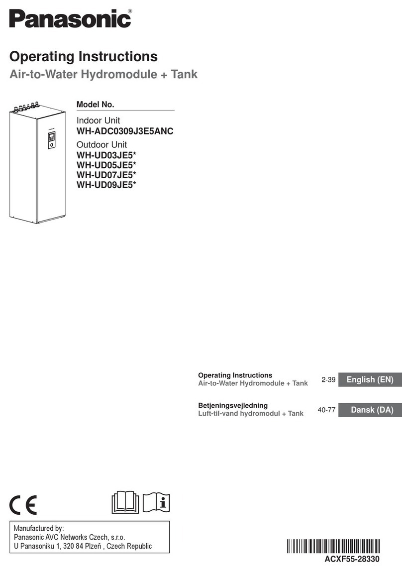 Panasonic WH-ADC0309J3E5ANC operating instructions