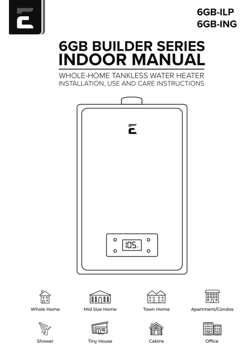 Eccotemp 6GB BUILDER Series Installation, Use and Care Instructions Eccotemp 6GB BUILDER Series Installation, Use and Care Instructions