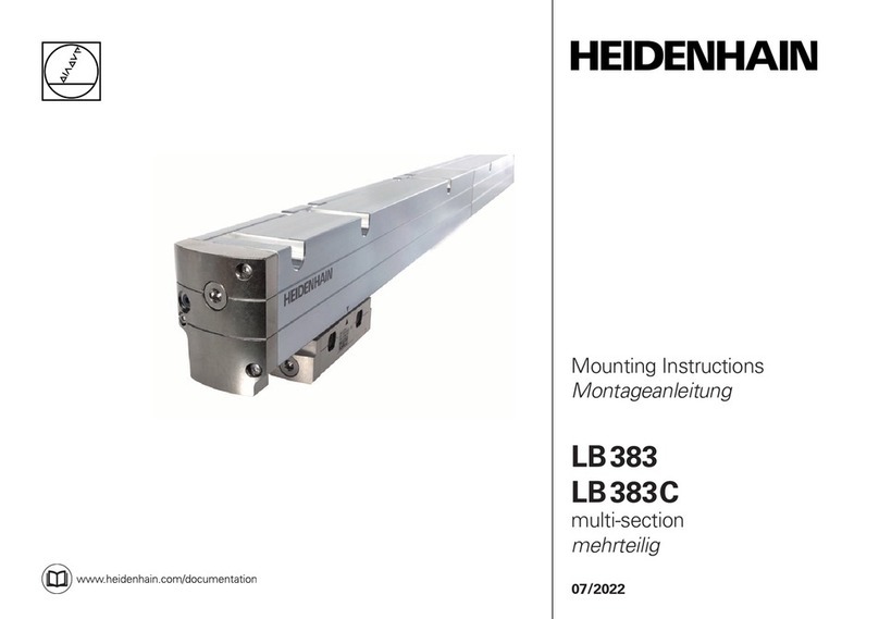 HEIDENHAIN LB383 Mounting instructions