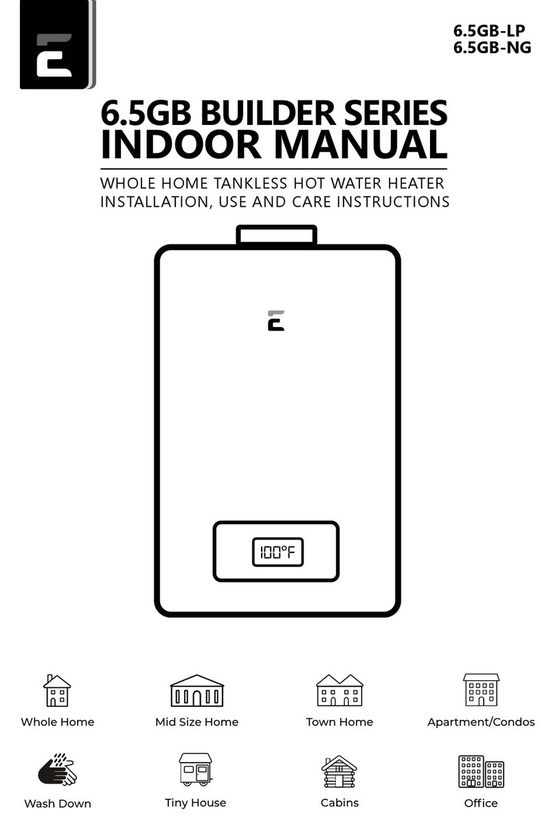 Eccotemp 6.5GB BUILDER Series Installation, Use and Care Instructions