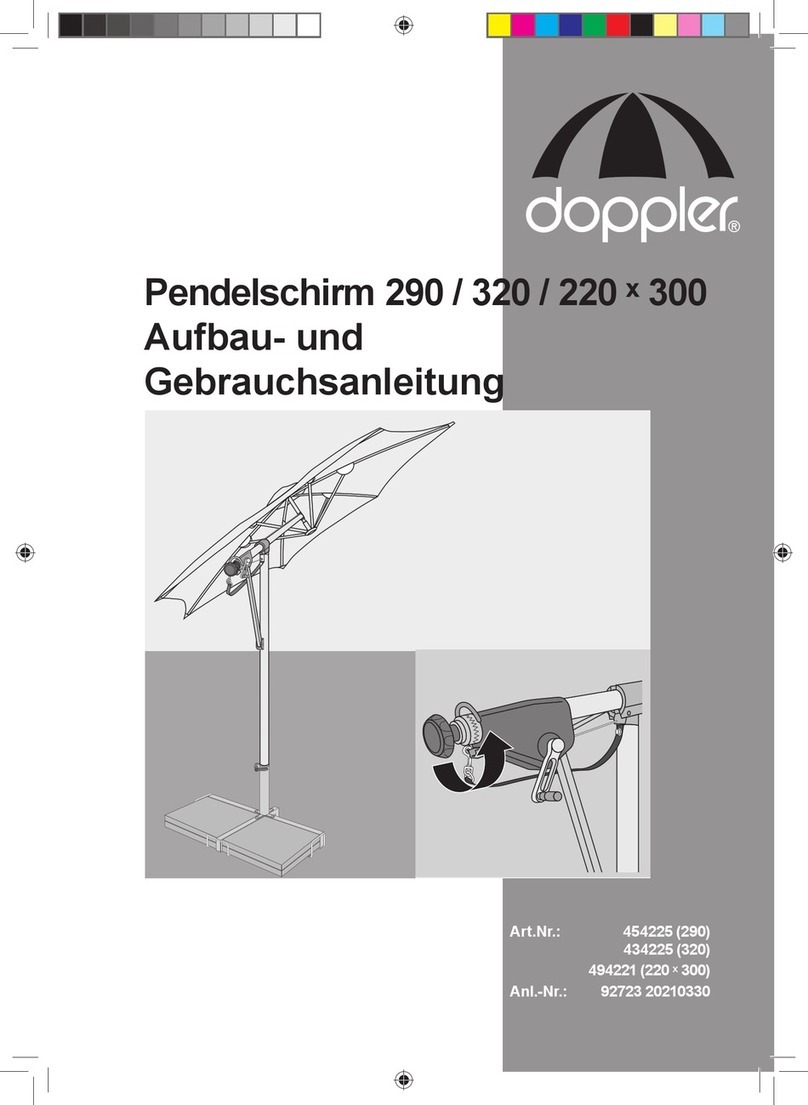 Doppler Sun Line 290 Installation instructions