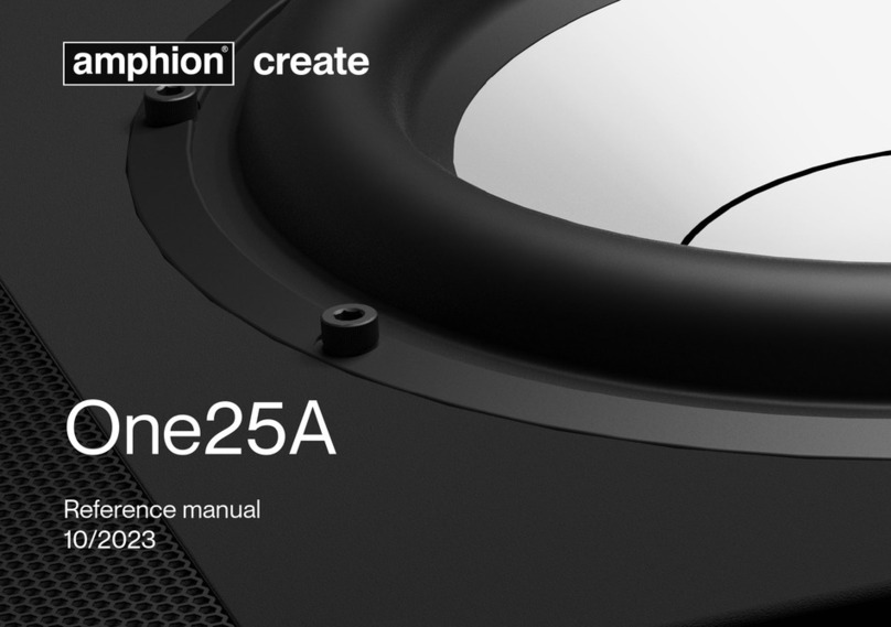 Amphion One25A Reference manual