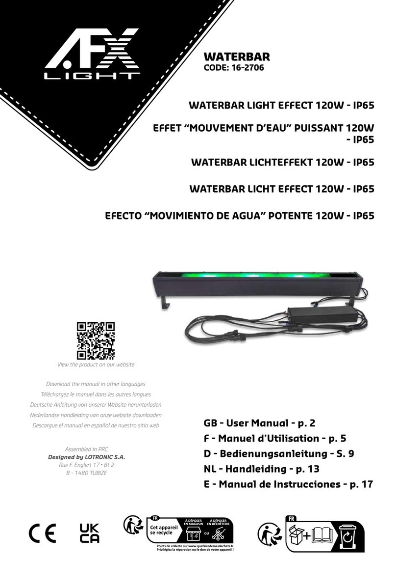 afx light 16-2706 User manual