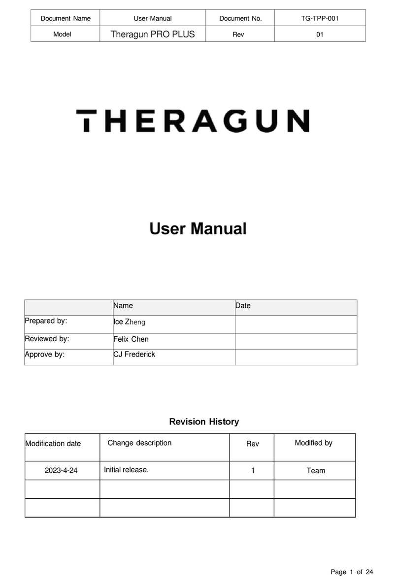 THERAGUN PRO PLUS user manual