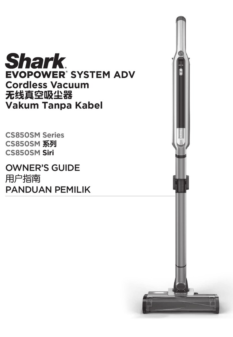Shark EVOPOWER CS850SM Series User manual