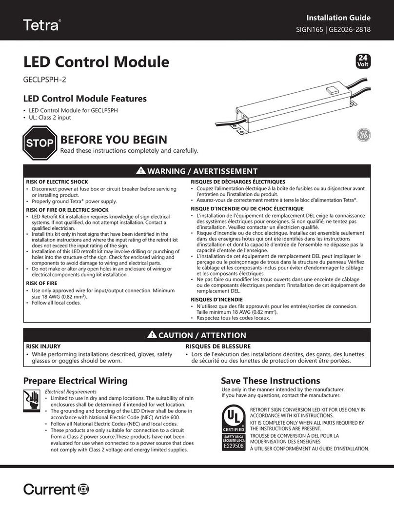 Current Tetra GECLPSPH-2 User manual