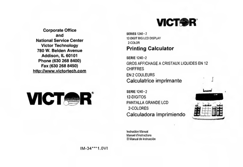Victor 1240-2 Series User manual
