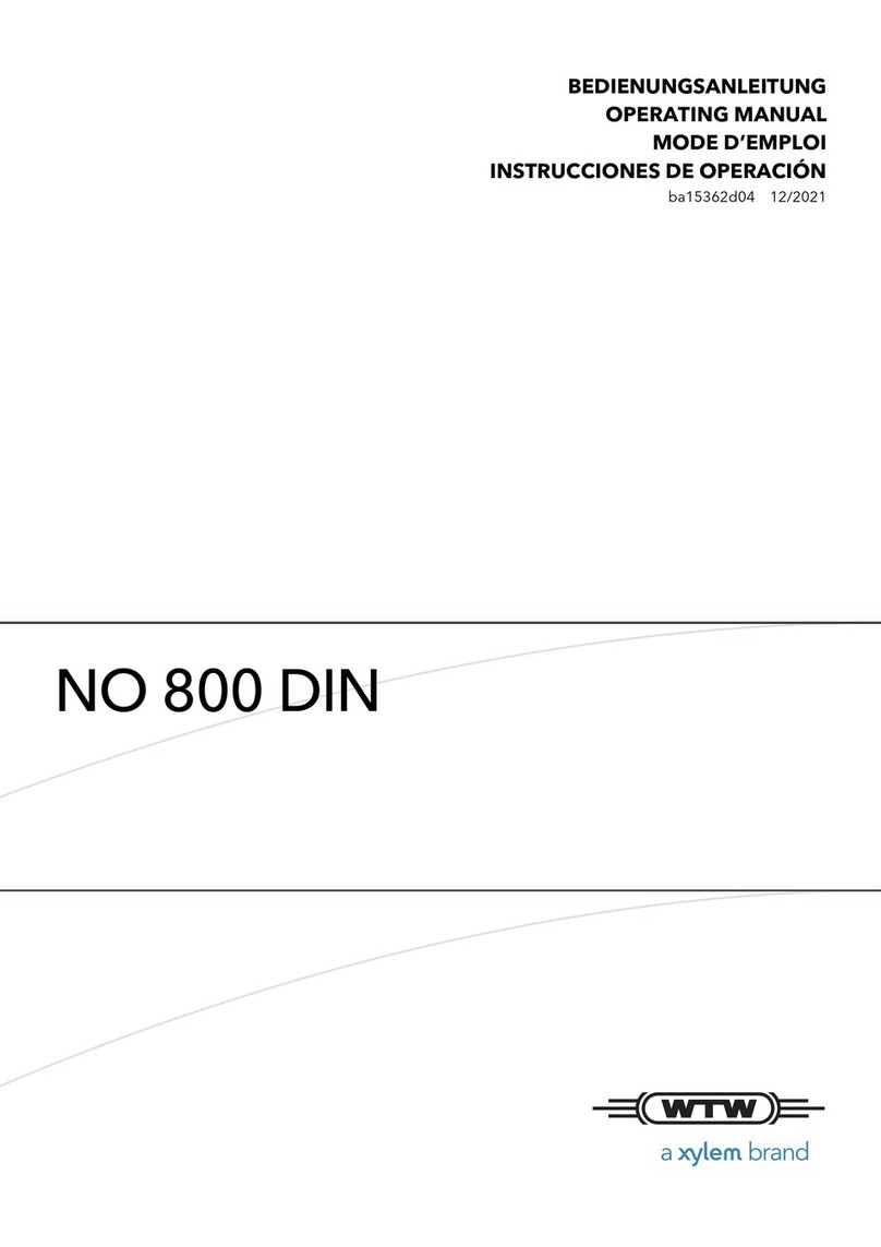 Xylem wtw NO 800 DIN User manual