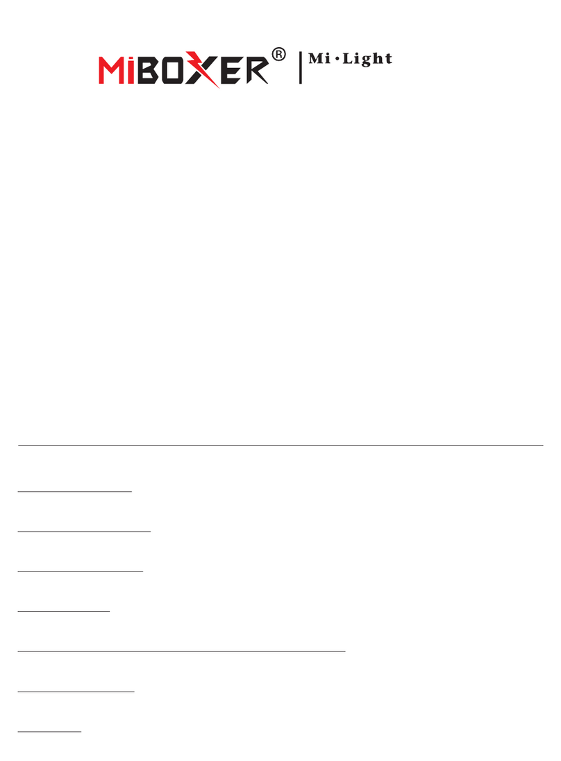 Mi-Light MiBOXER K3 User manual