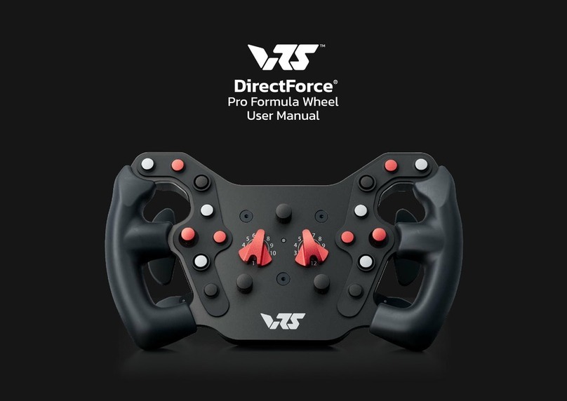 VRS DirectForce Pro Formula Wheel user manual VRS DirectForce Pro Formula Wheel user manual