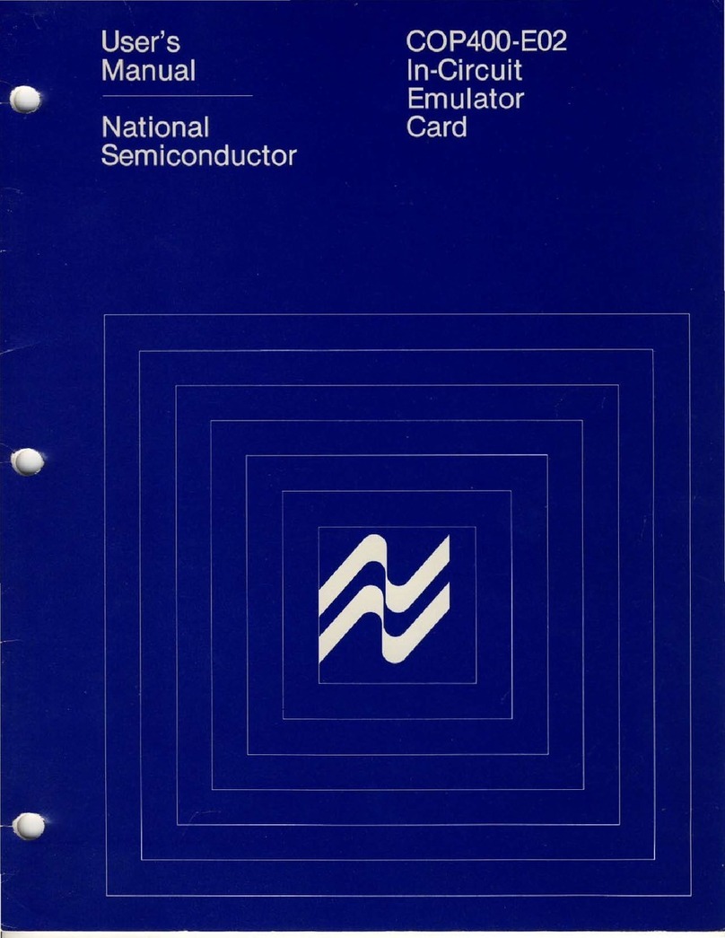 National Semiconductor COP400-E02 User manual