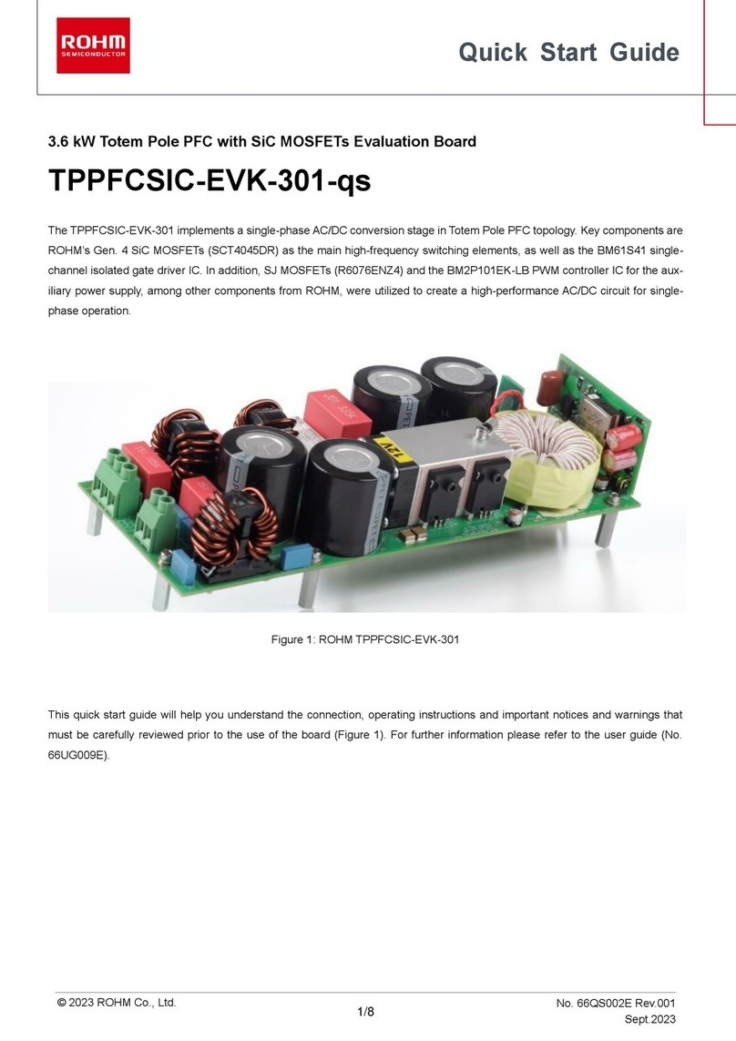 Rohm TPPFCSIC-EVK-301 User manual