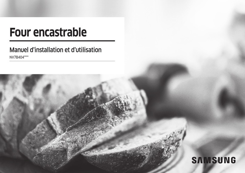 Samsung NV7B404 C Series User & installation manual Samsung NV7B404 C Series User & installation manual