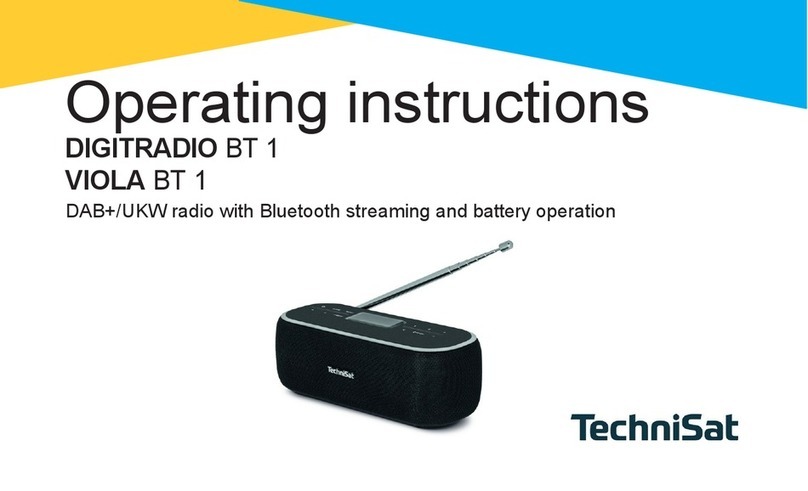 TechniSat DIGITRADIO BT 1 operating instructions