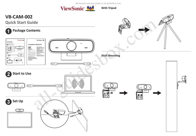 ViewSonic VB-CAM-002 quick start guide